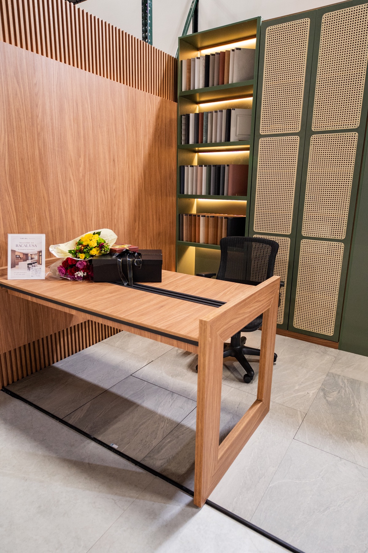 Showroom consultation desk